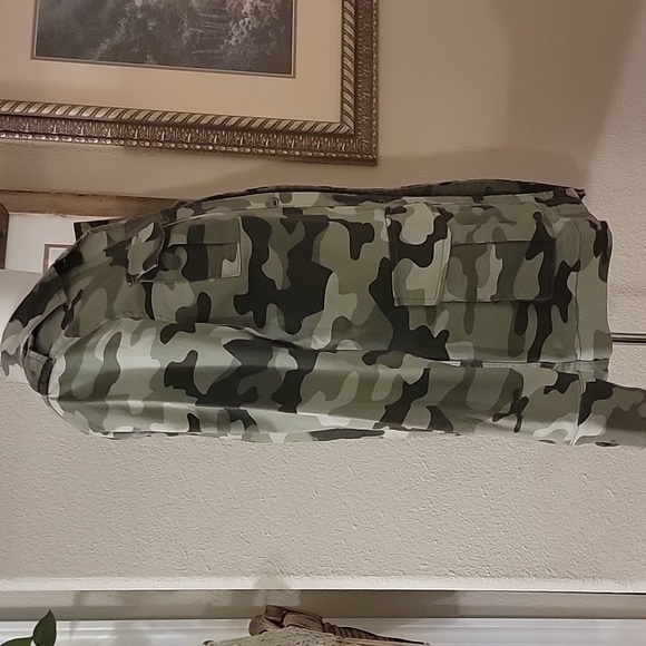 Nili Lotan Green Camouflage Jacket - Picture 6 of 16